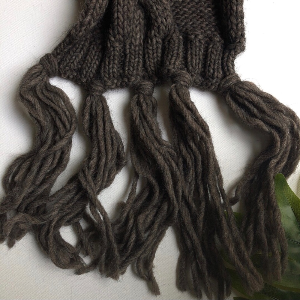 Echo Bloomingdales Wool Blend Cable Knit Scarf - Picture 4 of 7